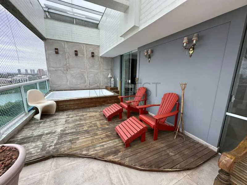 Apartamento mobiliado com 3 quartos e churrasqueira na varanda — photo 9