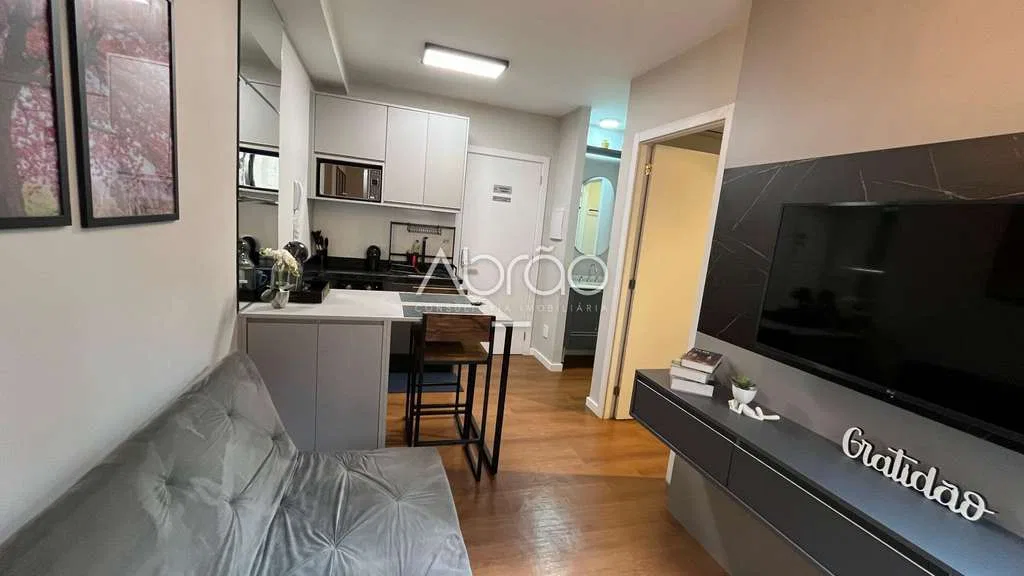 Furnished 1-bedroom apartment with an open-plan kitchen — photo 2