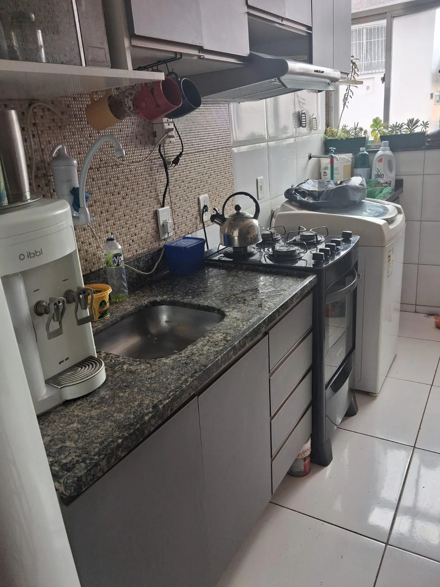 Furnished apartment, 47 m², with a washing machine — photo 14