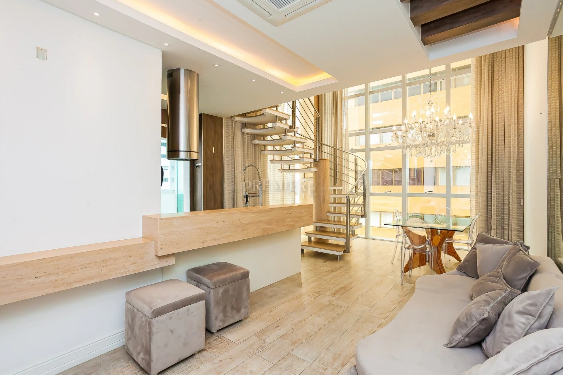 112 m² apartment with a bathtub and floor-to-ceiling windows — photo 22