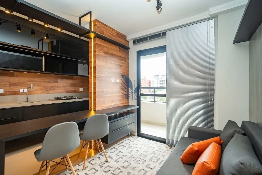 1-bedroom rental with open-plan kitchen and BBQ