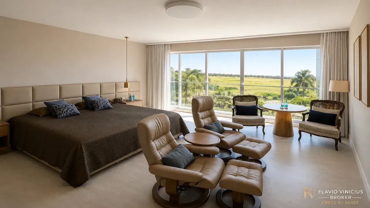 Furnished apartment with 3 bedrooms and a glass balcony — photo 6