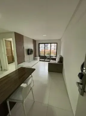 Меблированная квартира с 1 спальней и 38 м²