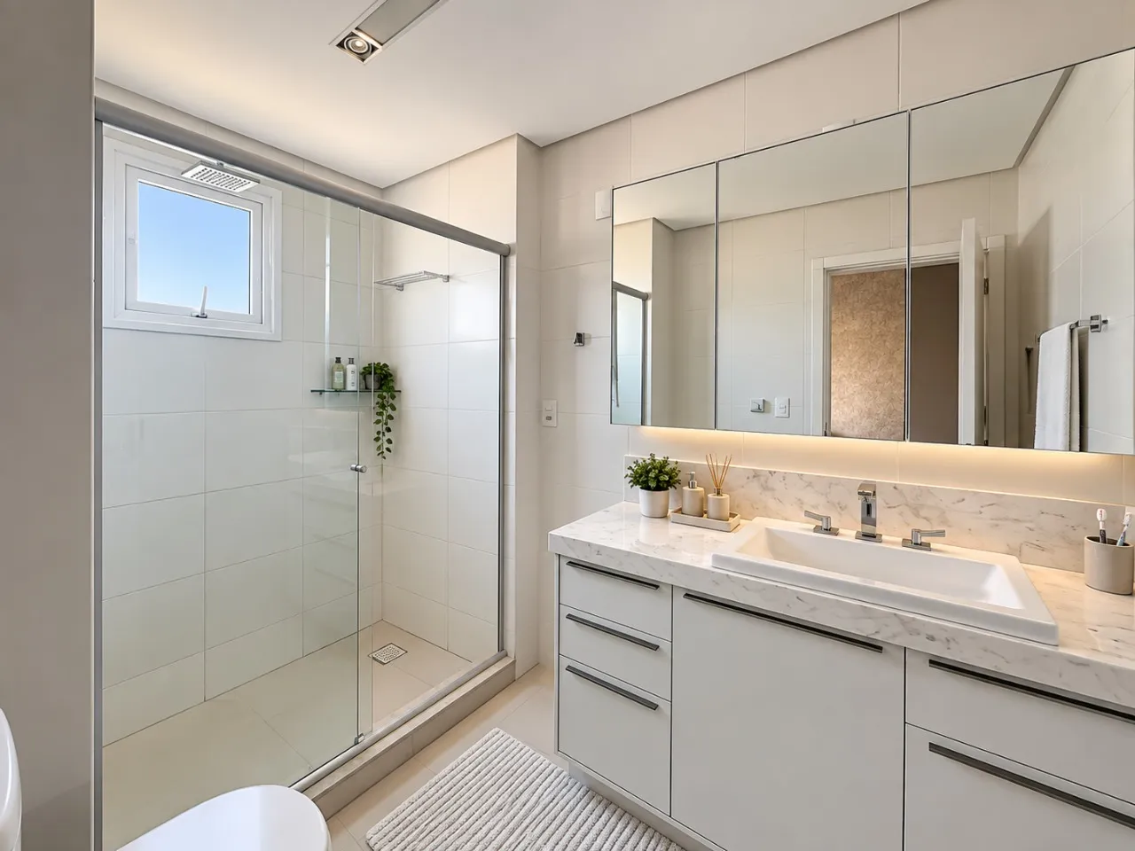 Furnished apartment, 130 m², with a dishwasher