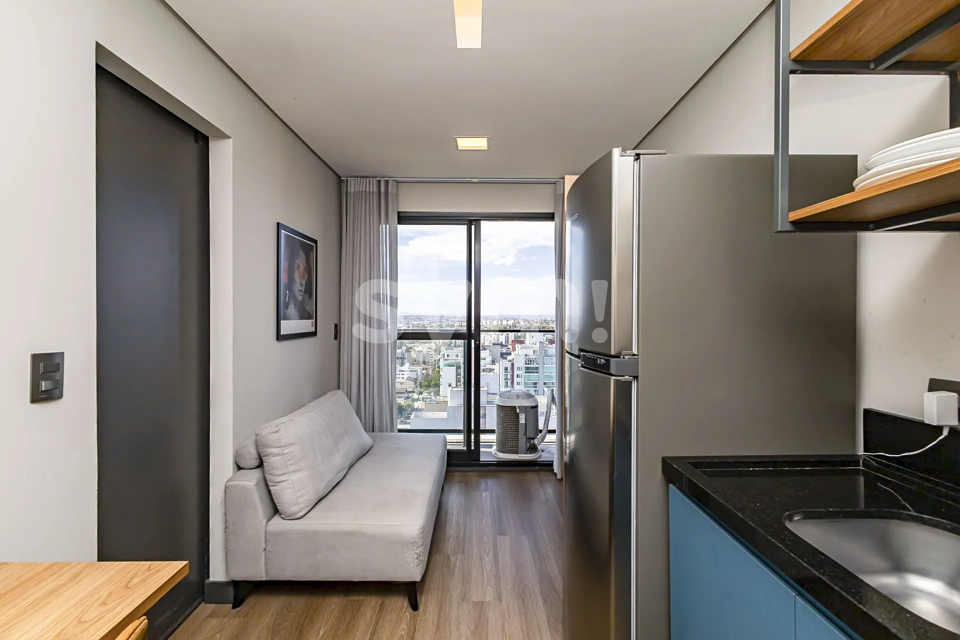 32 m² 1-bedroom apartment with no parking — photo 3