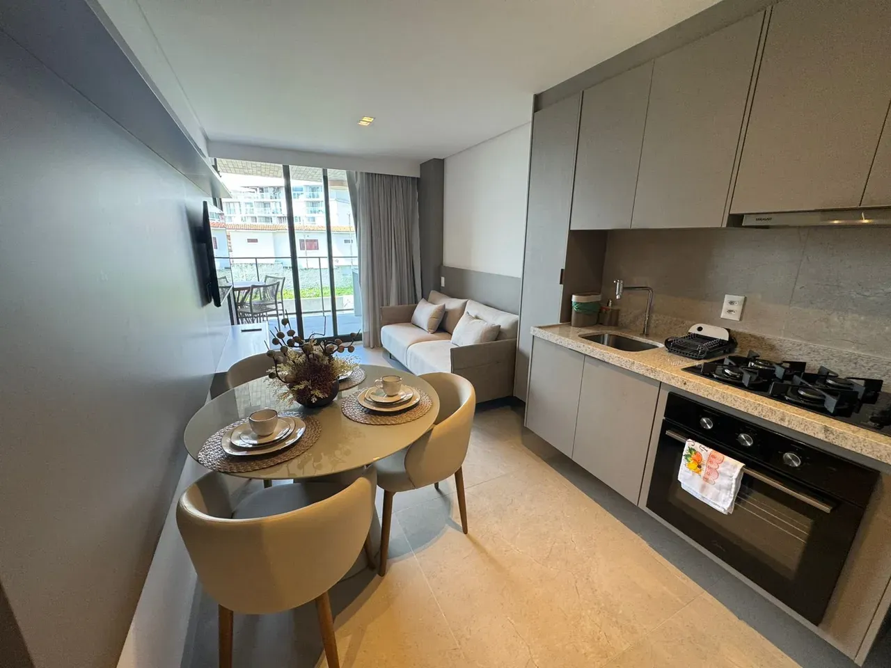 Furnished apartment with 45 m² and 2 bedrooms