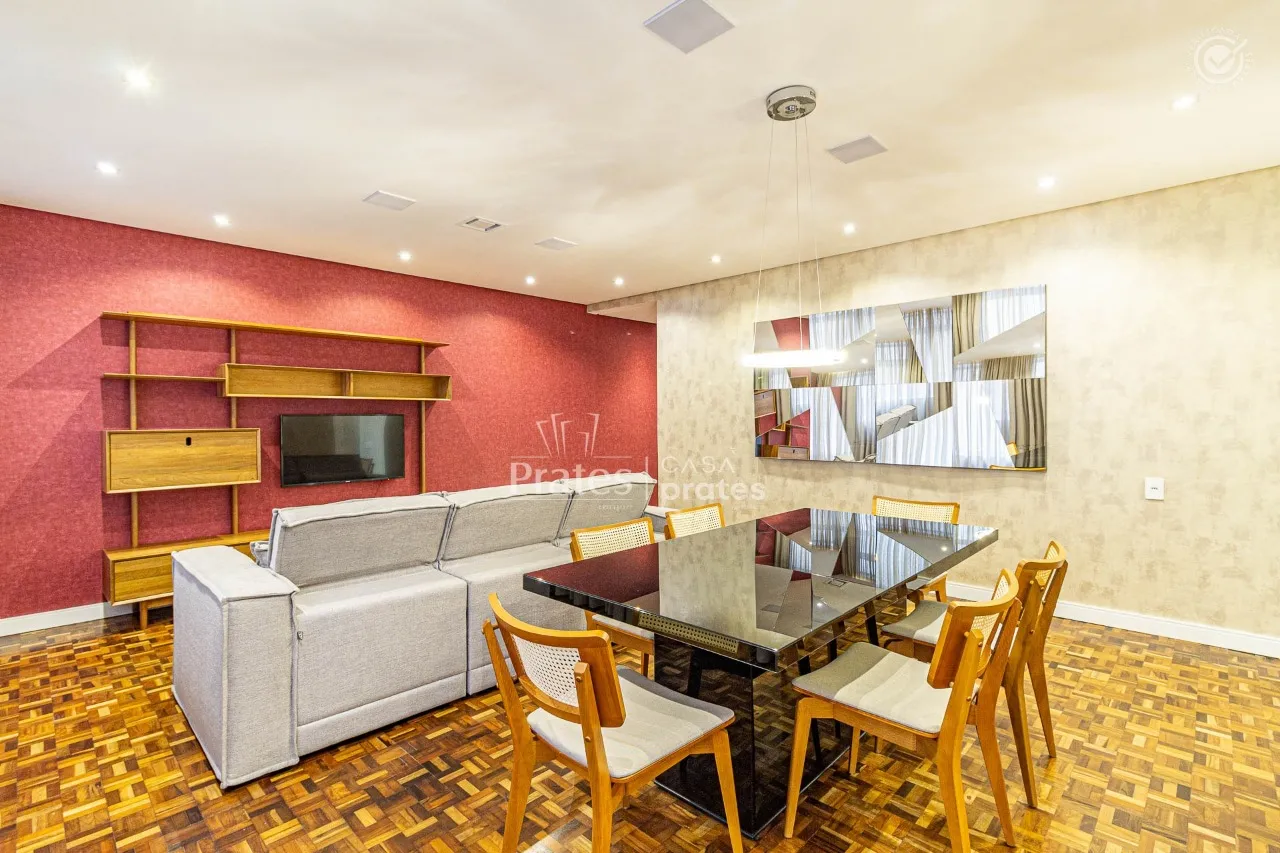 Apartamento com 3 quartos, 137 m² e painel de TV — photo 3