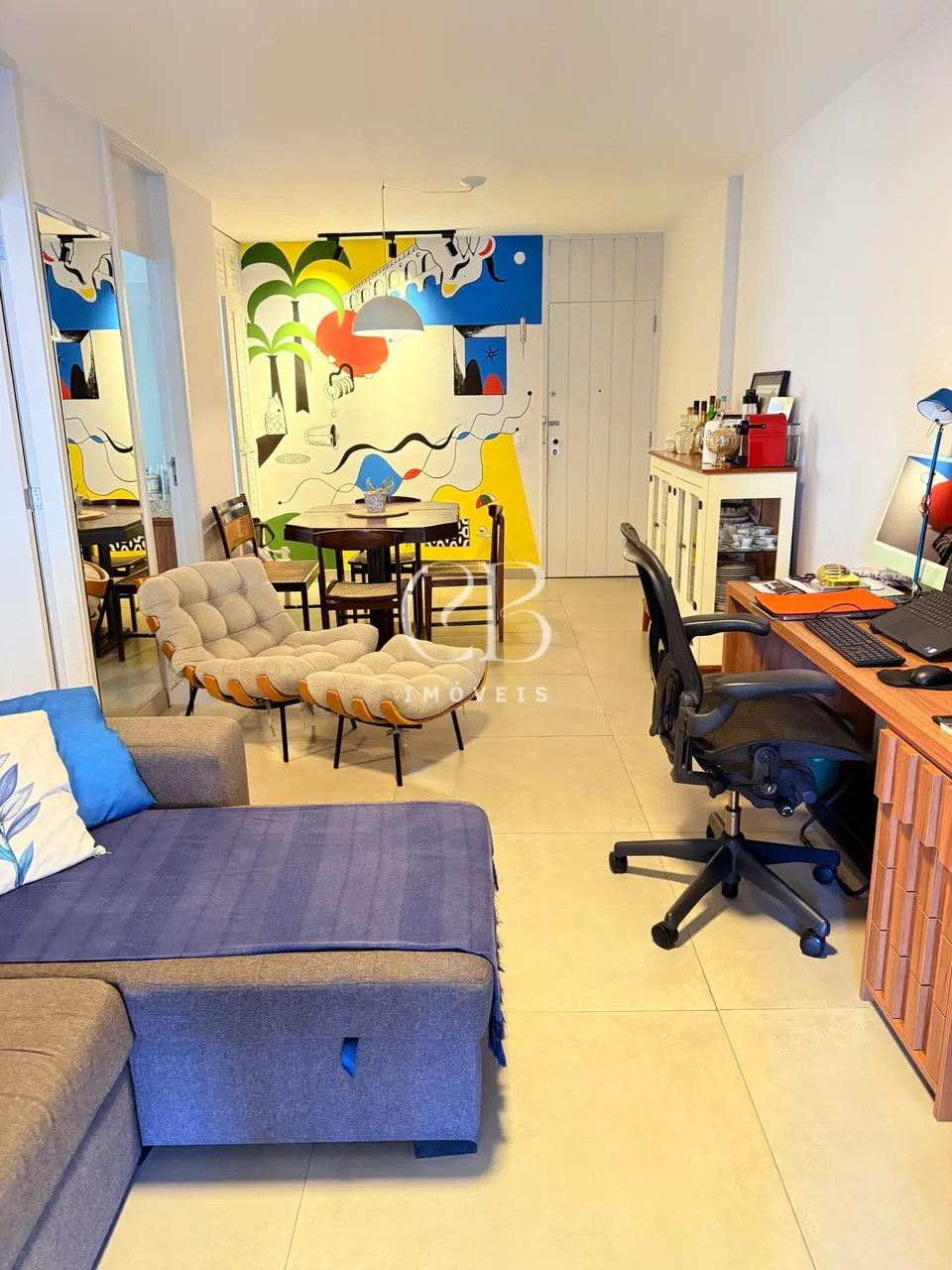 Furnished 1-bedroom apartment with 1 bathroom and parking — photo 11
