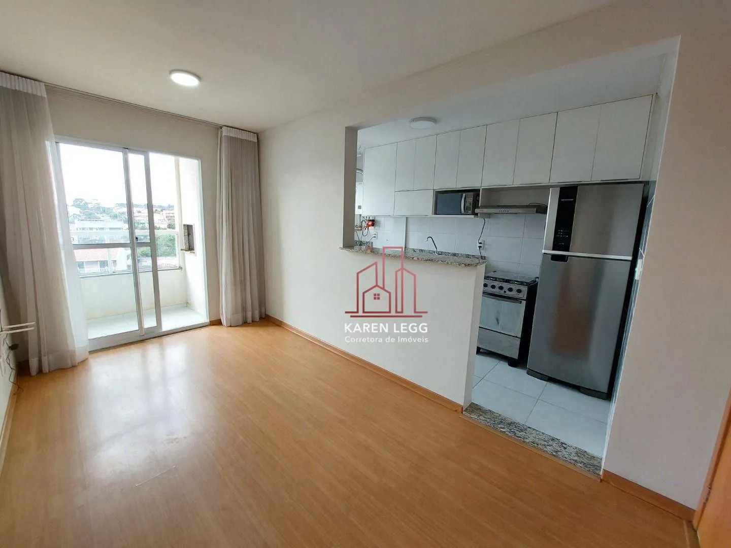 Furnished 2-bedroom apartment with 44 m² and parking