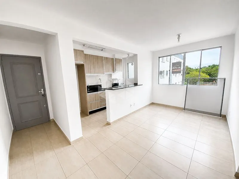 47 m² apartment with 2 bedrooms and glass shower