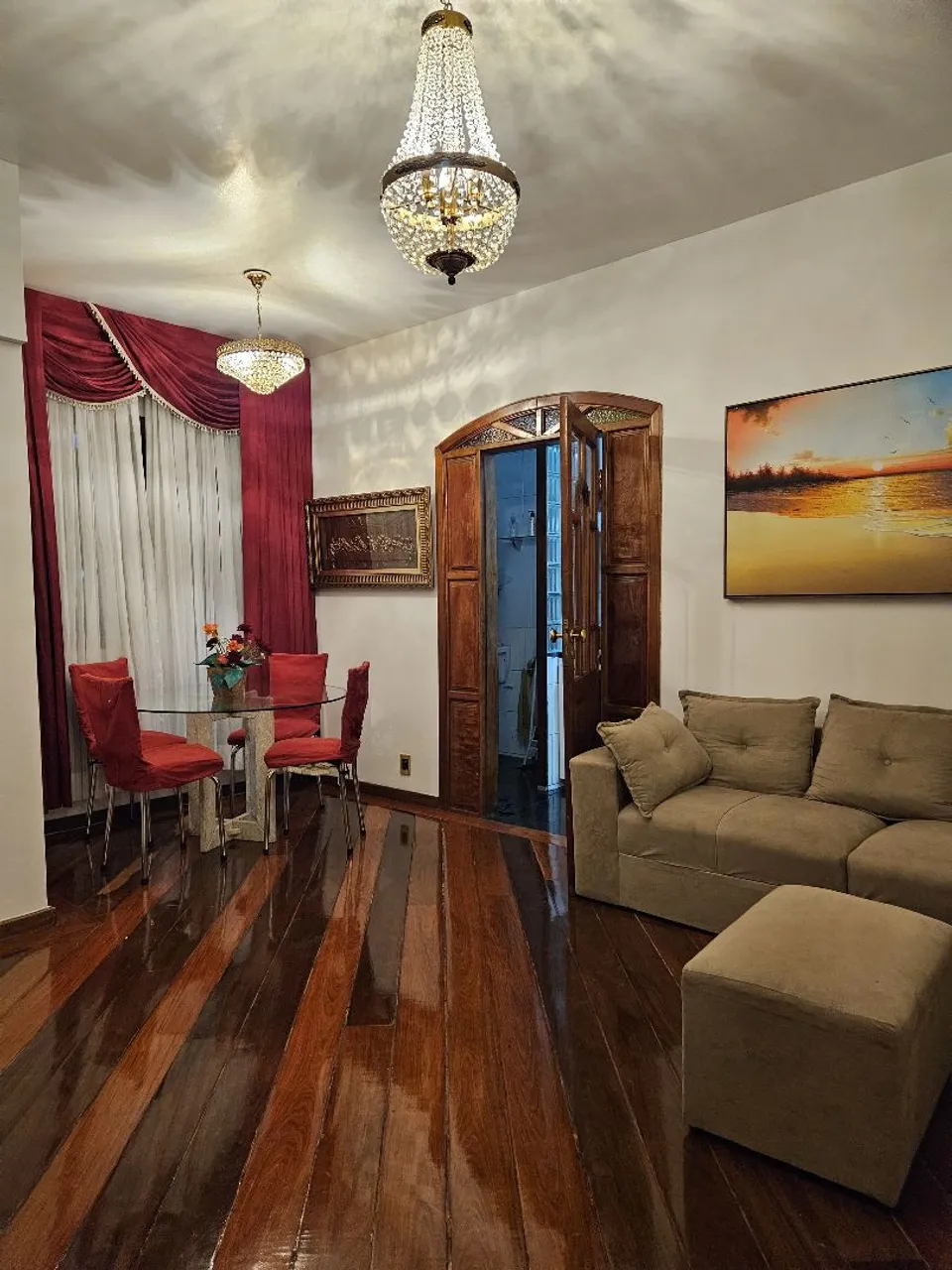 Departamento amueblado, 68 m², con lavadora