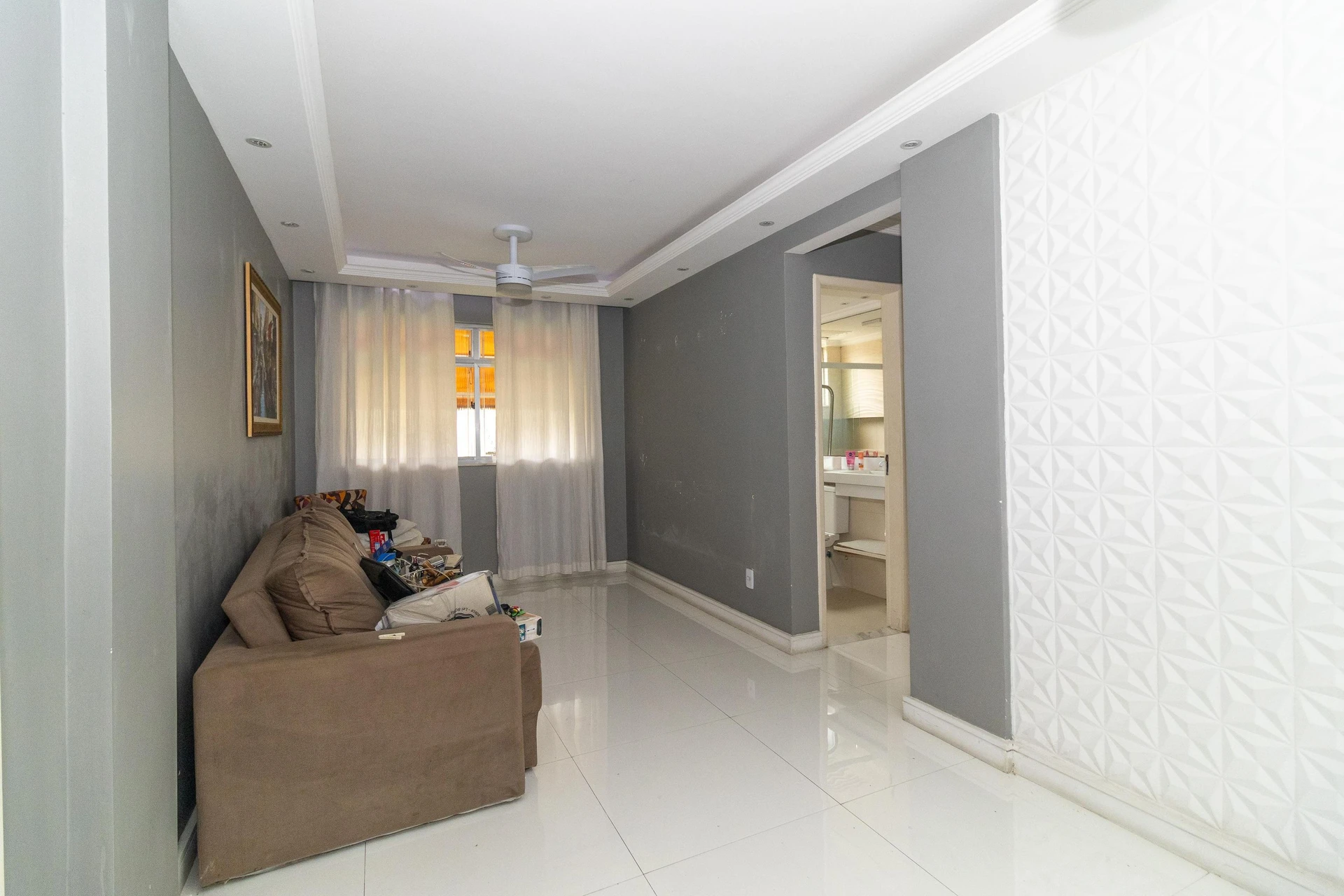 Rental apartment with 2 bedrooms and a separate gas kitchen