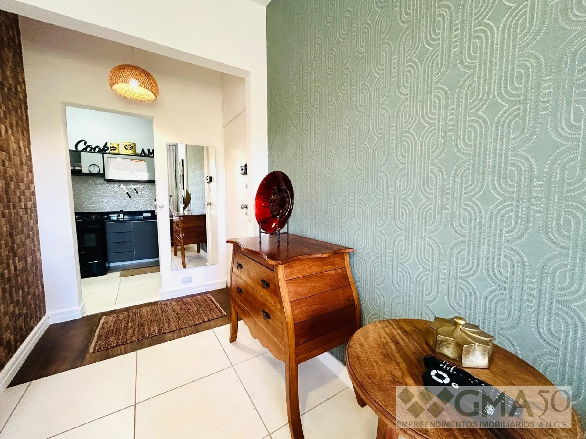 Furnished 90 m² apartment with 2 bedrooms and green views — photo 31