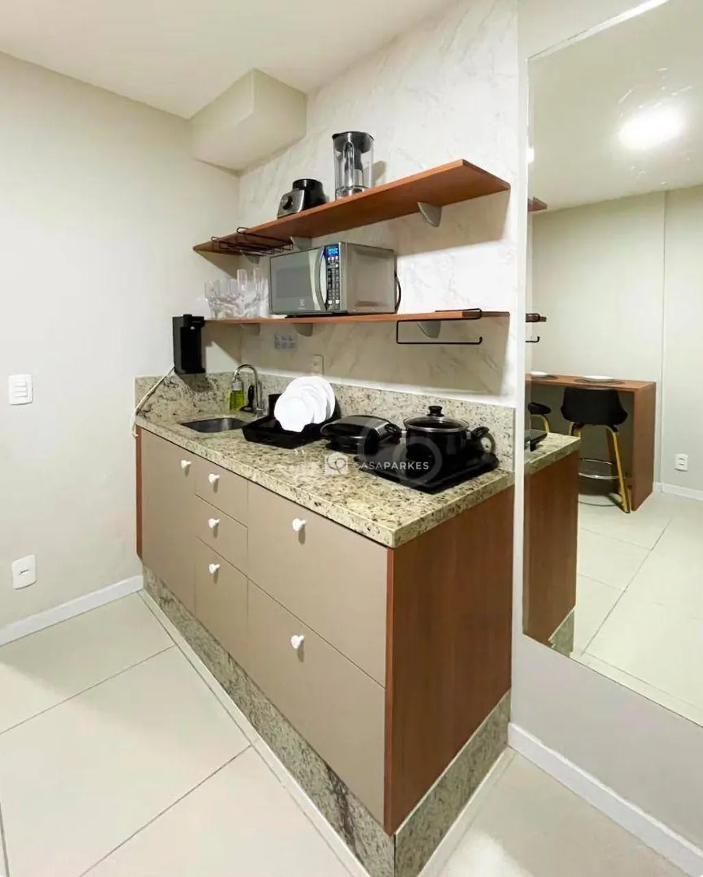 Furnished 1-bedroom apartment with balcony and 34 m² — photo 11