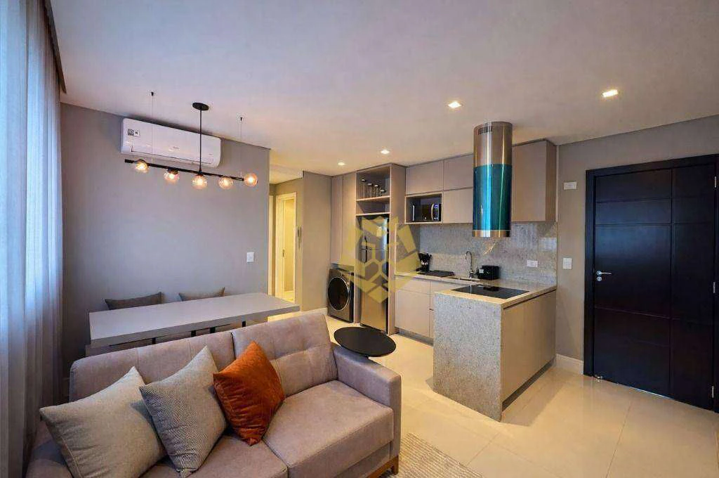 Furnished 50 m² 1-bedroom apartment with parking spot