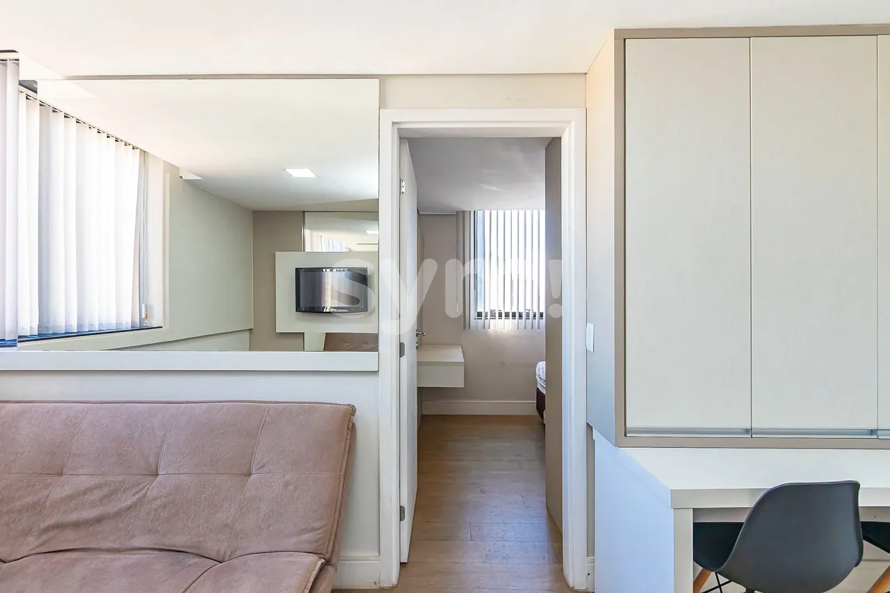 Furnished 1-bedroom apartment with open kitchen — photo 9