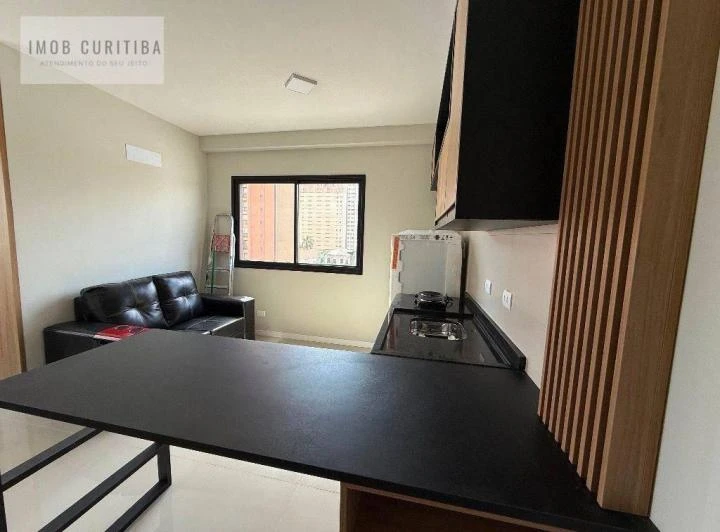 Furnished 40 m² studio with open-plan kitchen and balcony — photo 5