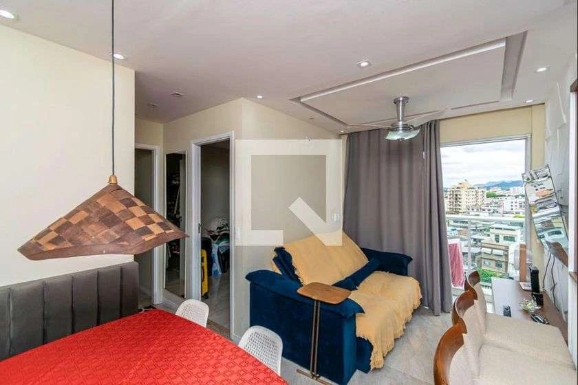 Furnished 2-bedroom apartment with 45 m² and balcony