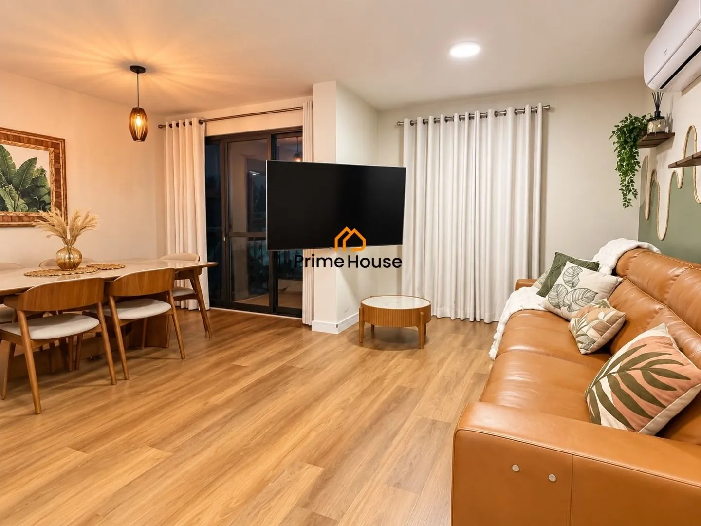Furnished apartment, 122 m², with a washing machine