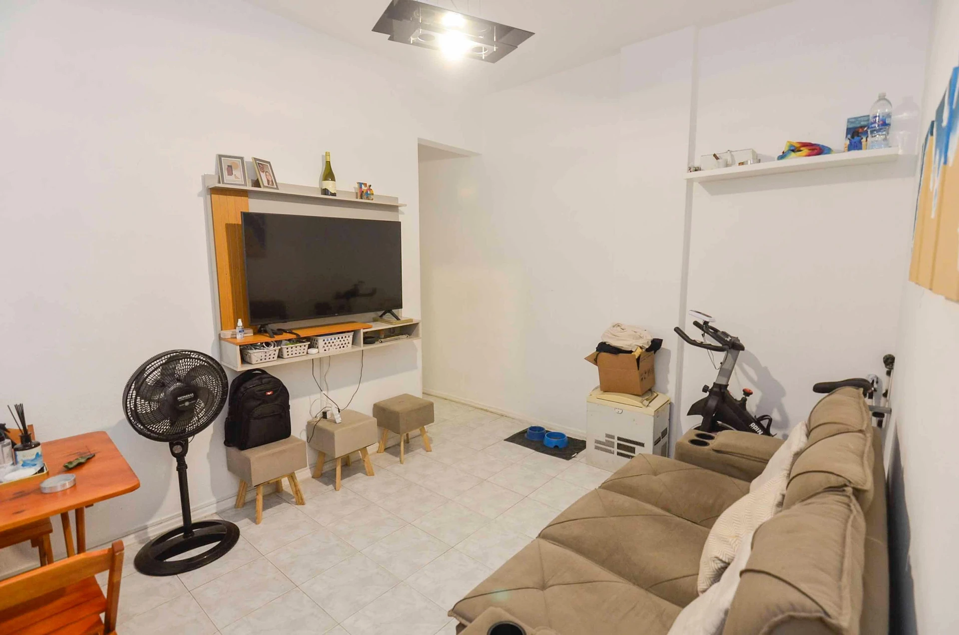 Home office in a one-bedroom apartment, 36 m²