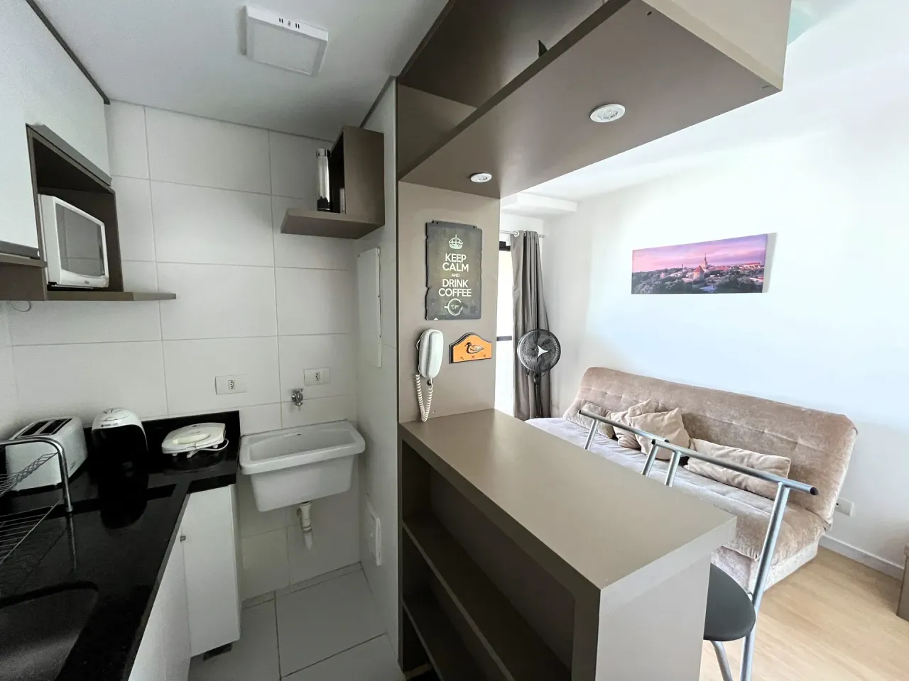 40 m² furnished apartment with parking and high floor — photo 11