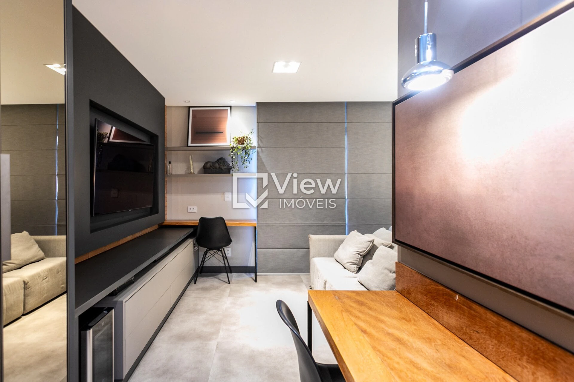 Furnished studio, 35 m², with floor-to-ceiling windows — photo 19