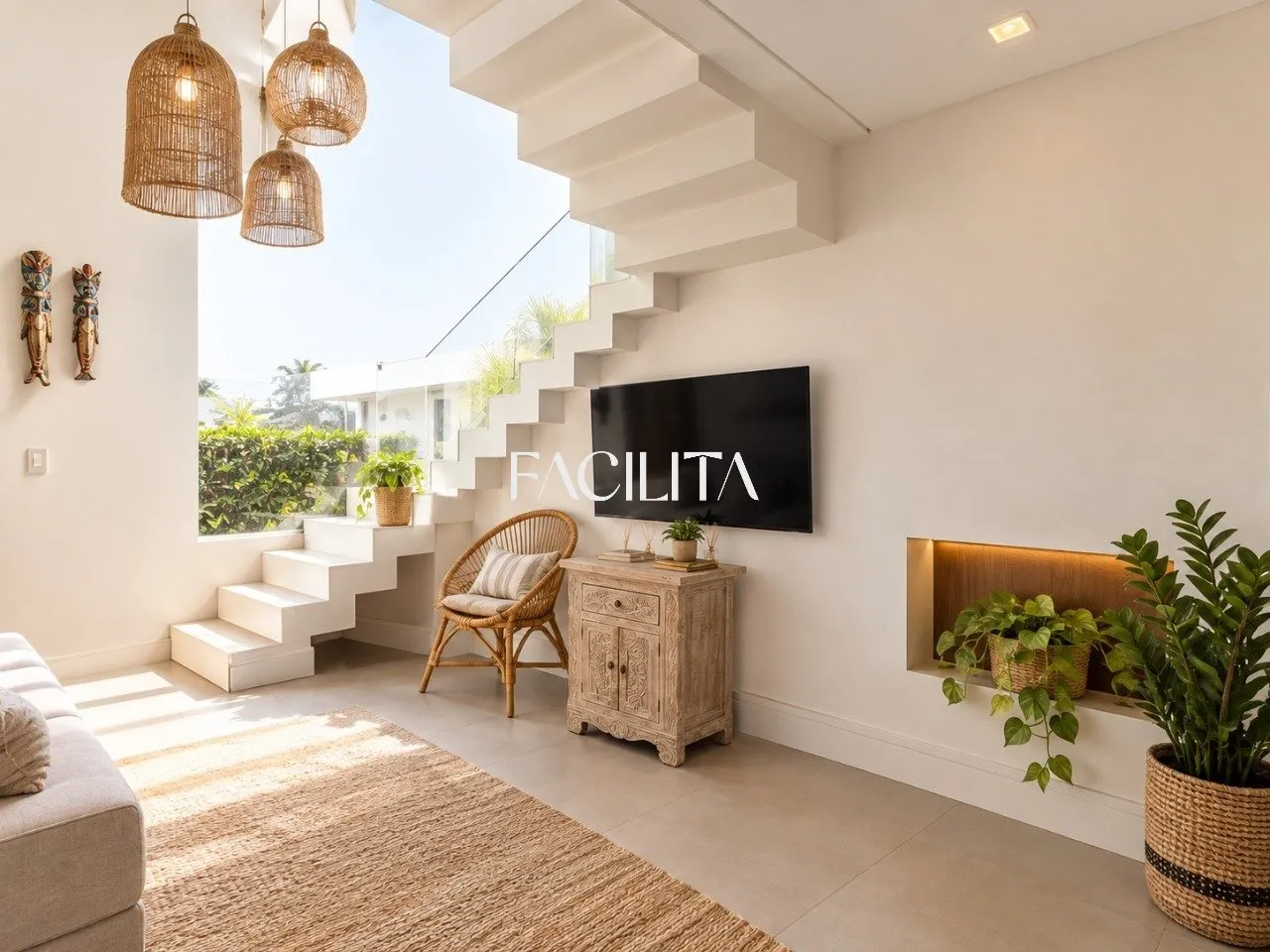 3-bedroom house with private garden and 250 m²