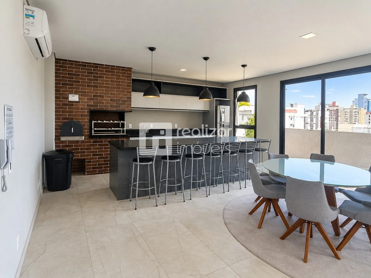Furnished apartment, 39 m², with a grill on the balcony — photo 7