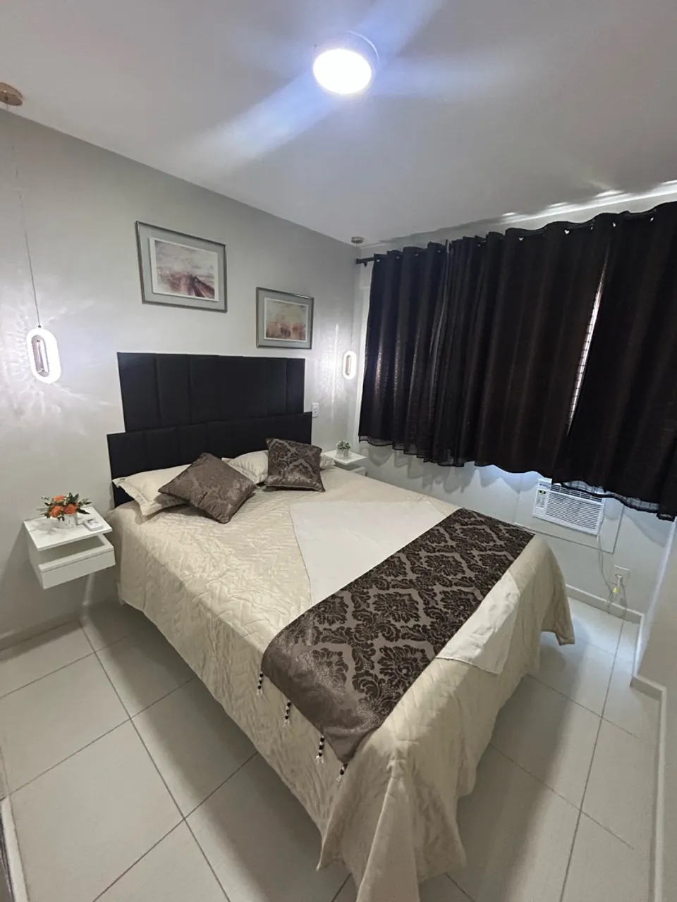 One-bedroom apartment with a washing machine in João Pessoa