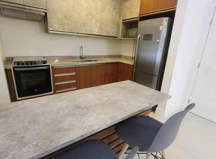 98 m² apartment with 2 bedrooms and an open kitchen