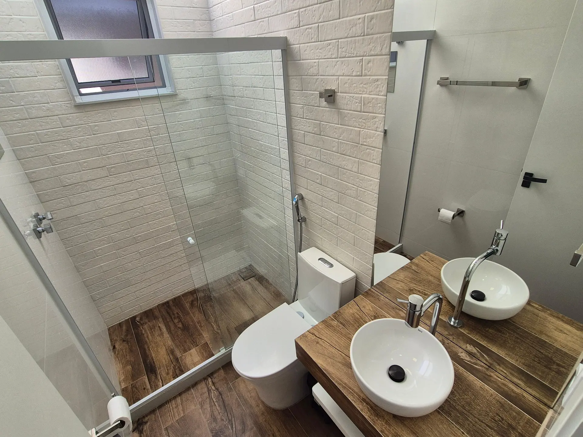Studio mobiliado com 1 quarto e varanda com fechamento — photo 17