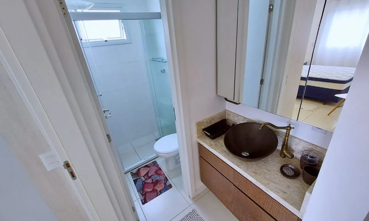 Apartamento mobiliado com churrasqueira na varanda — photo 13