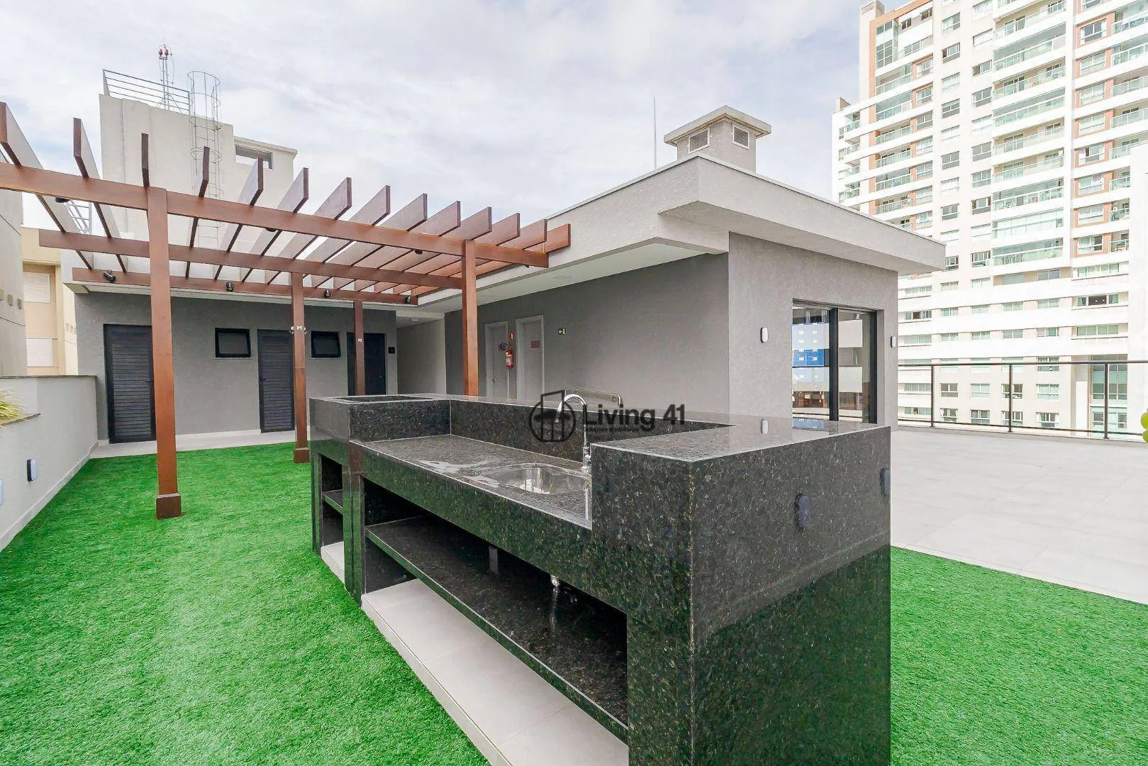 Studio mobiliado de 50 m² com 1 quarto e churrasqueira privativa — photo 21