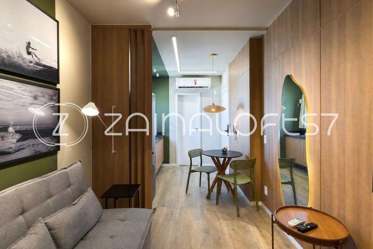 Apartamento mobiliado de 58 m² com 1 suíte e varanda fechada — photo 46
