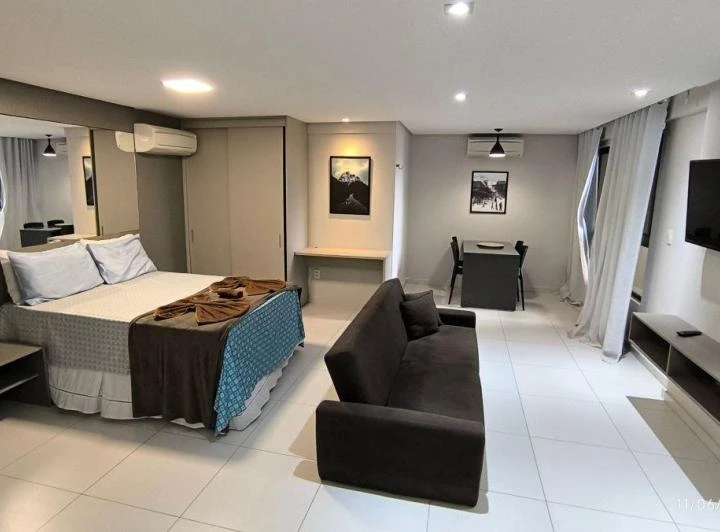 Furnished 50 m² apartment with 1 bedroom and 1 parking spot — photo 3