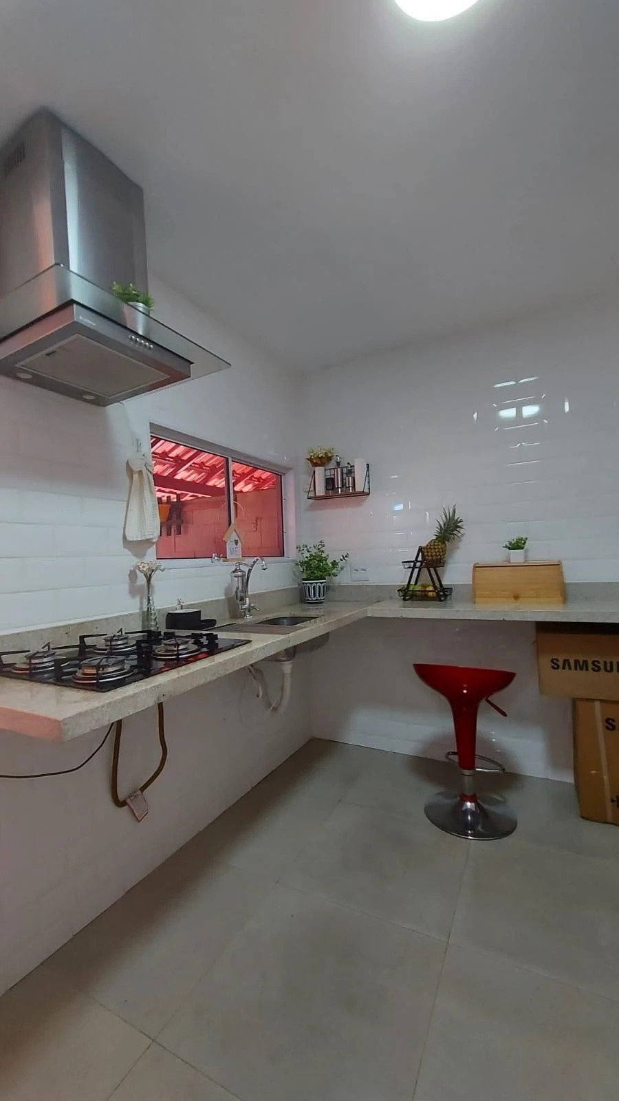 Balcony with a grill in a 2-bedroom house, 52 m² — photo 15