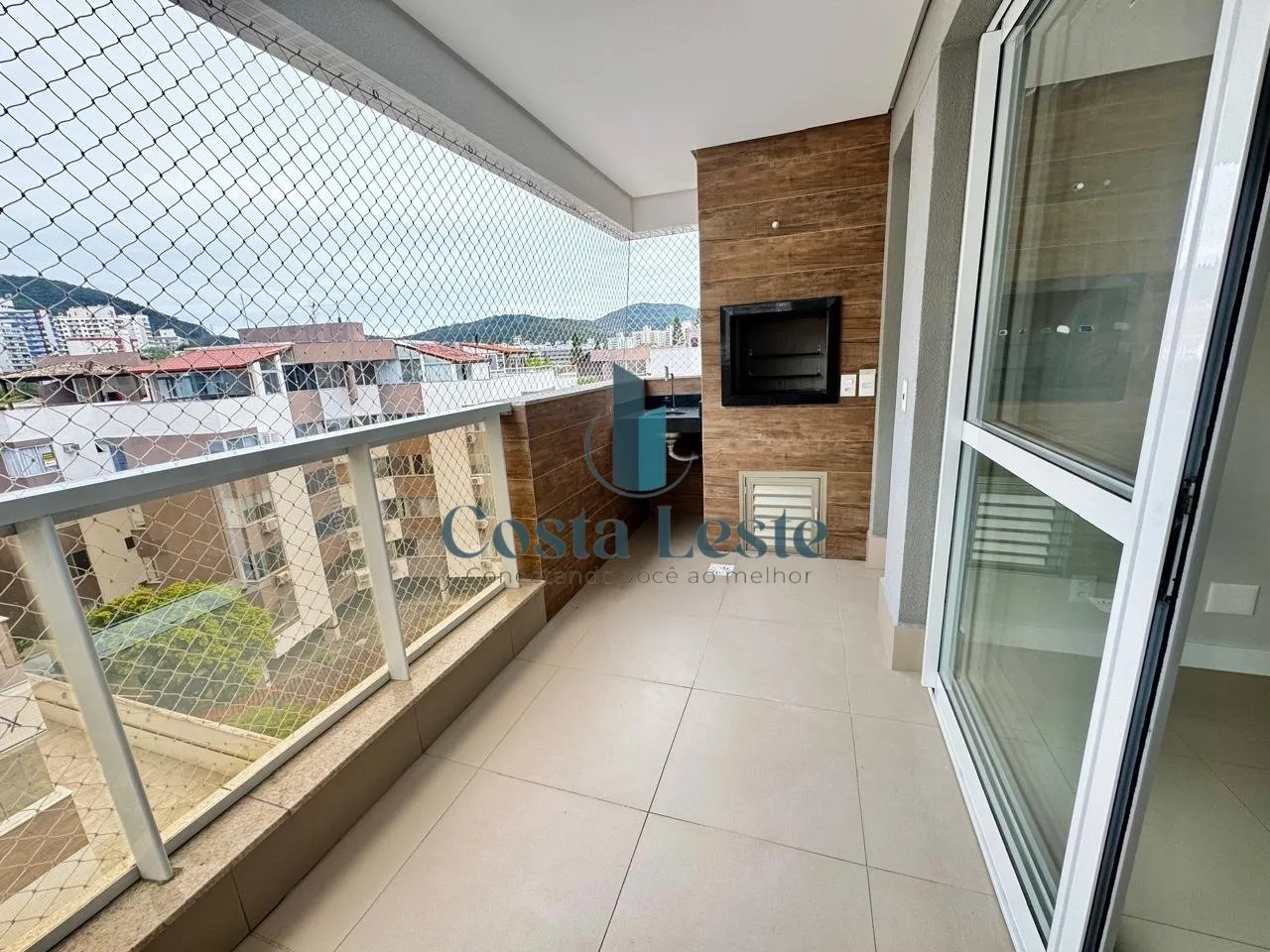 2-bedroom apartment with a grill on the balcony