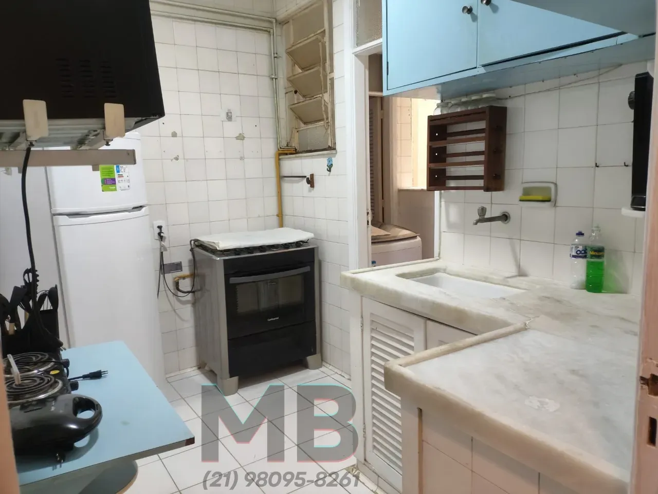 Furnished apartment, 84 m², with a washing machine — photo 2