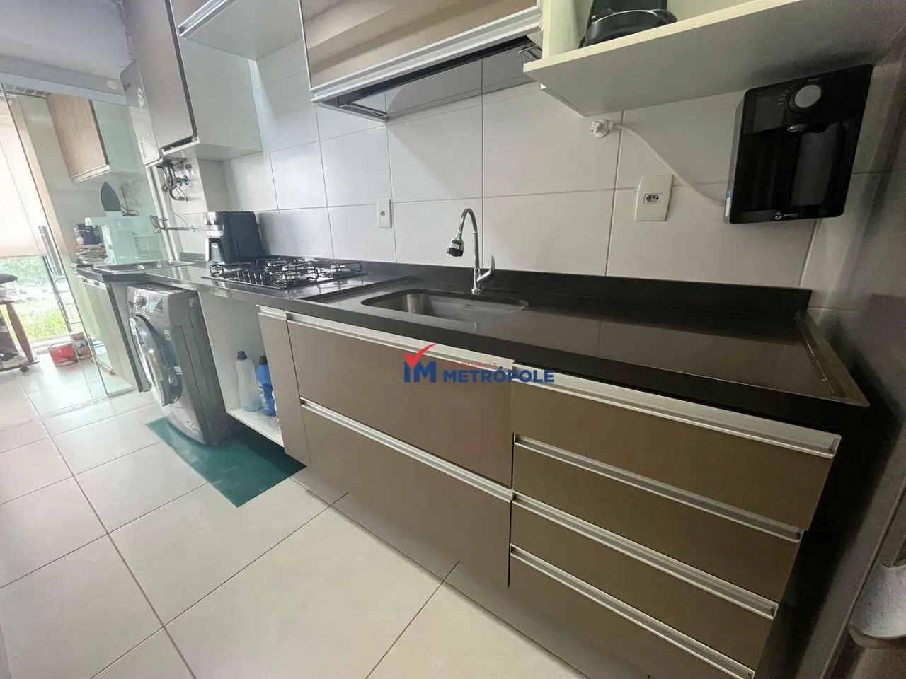 Furnished apartment with 3 bedrooms and an American-style kitchen 72 m² — photo 9