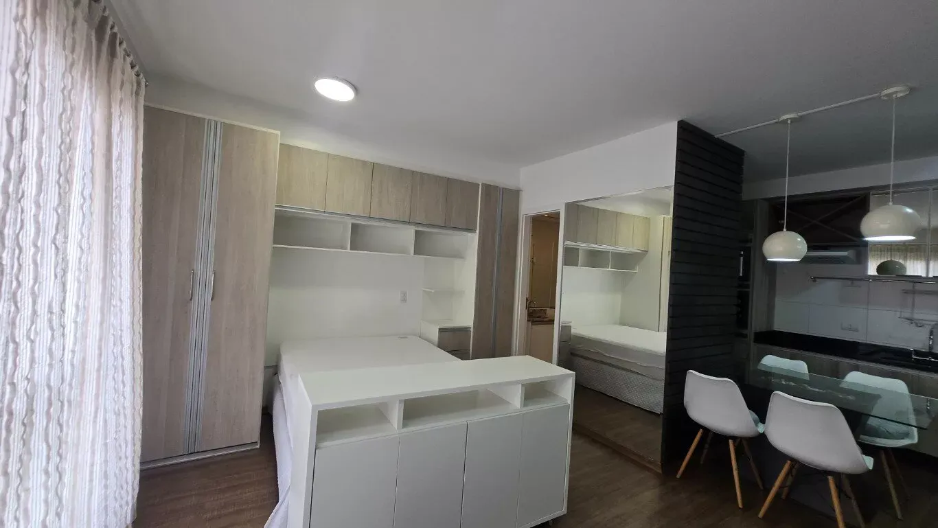 Wood or laminate floors in a one-bedroom apartment, 33 m² — photo 12