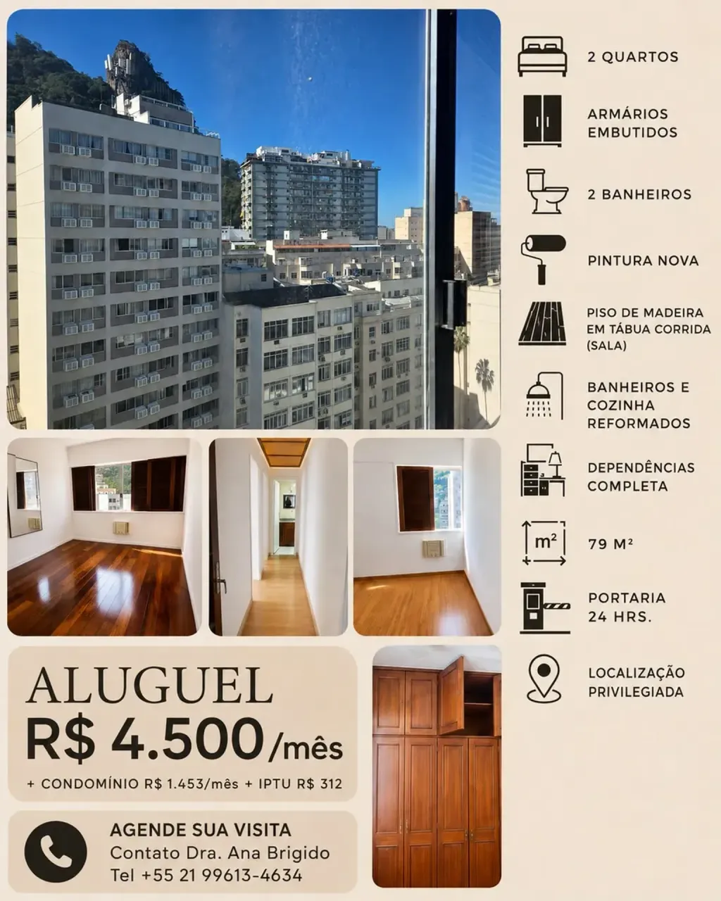Apartamento com 2 quartos e 79 m², vista da cidade — photo 14