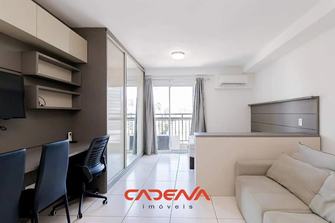 Studio mobiliado de 34 m² com sacada e cozinha americana — photo 3