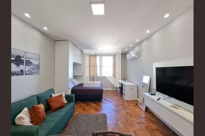 Apartamento mobiliado de 35 m² com cozinha integrada