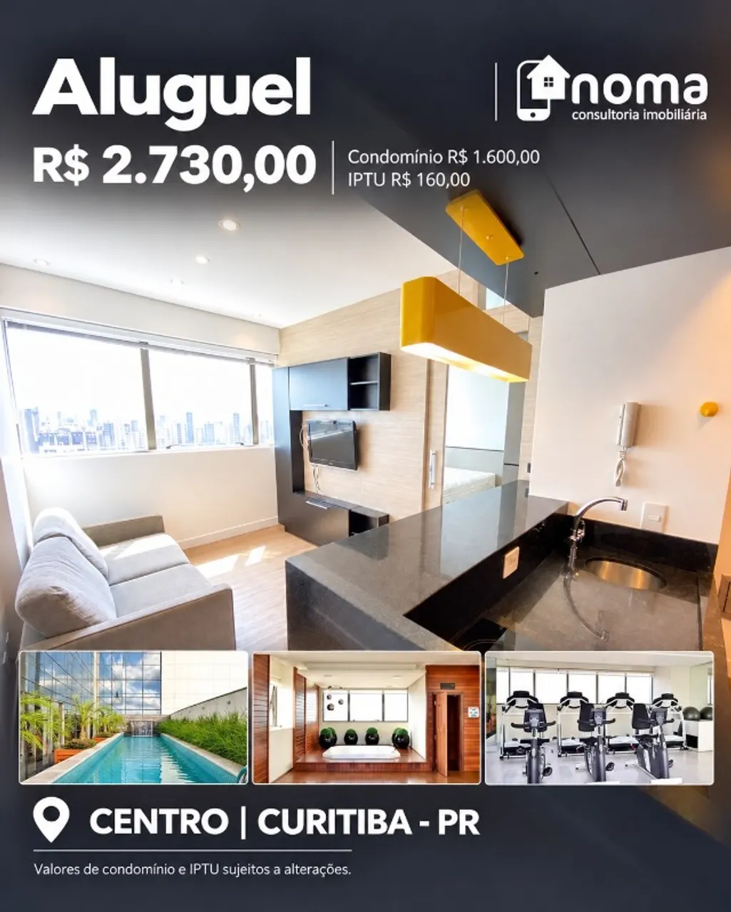 One-bedroom apartment in a building with a gym — photo 6