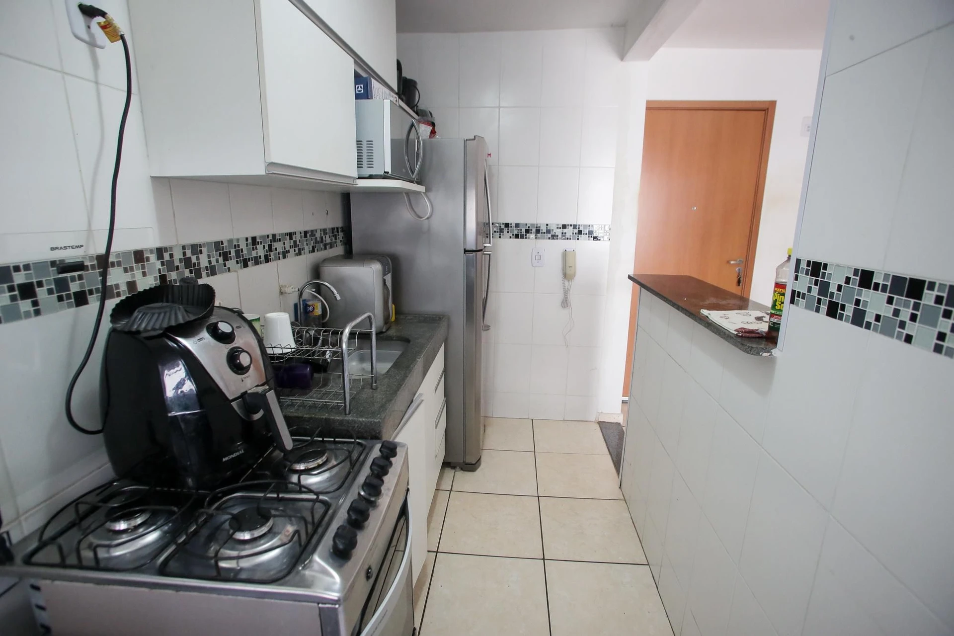 2 quartos e espaço de home office: apartamento de 60 m²