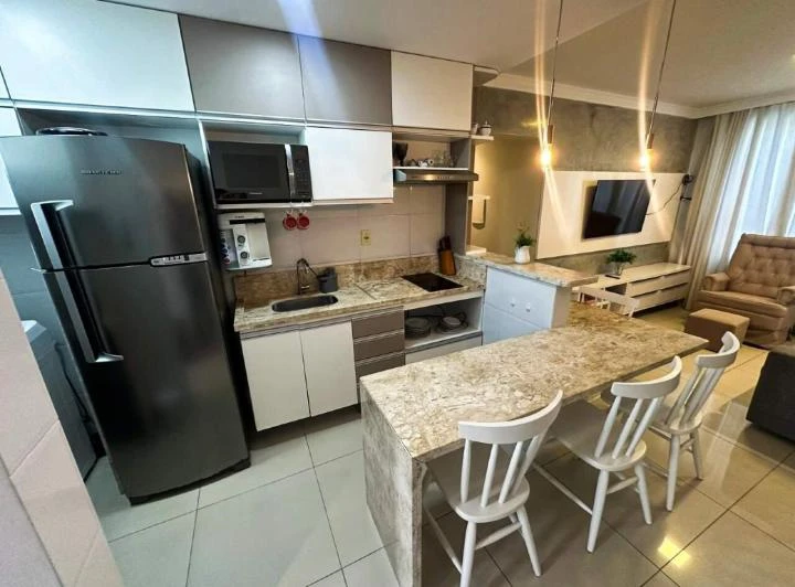 50 m² furnished apartment with 2 bedrooms and 1 parking spot — photo 3