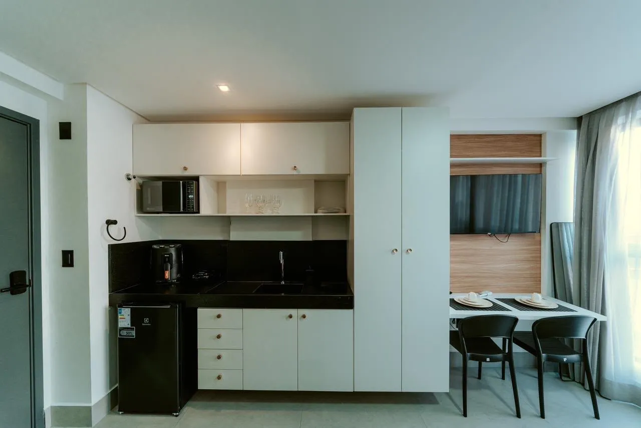 Furnished apartment, 18 m², with a washing machine — photo 2
