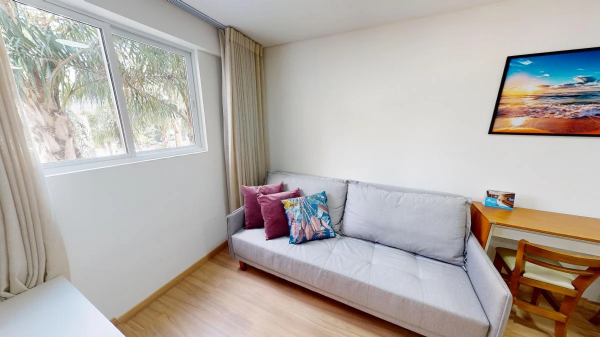 One-bedroom apartment with a washing machine in Curitiba — photo 14
