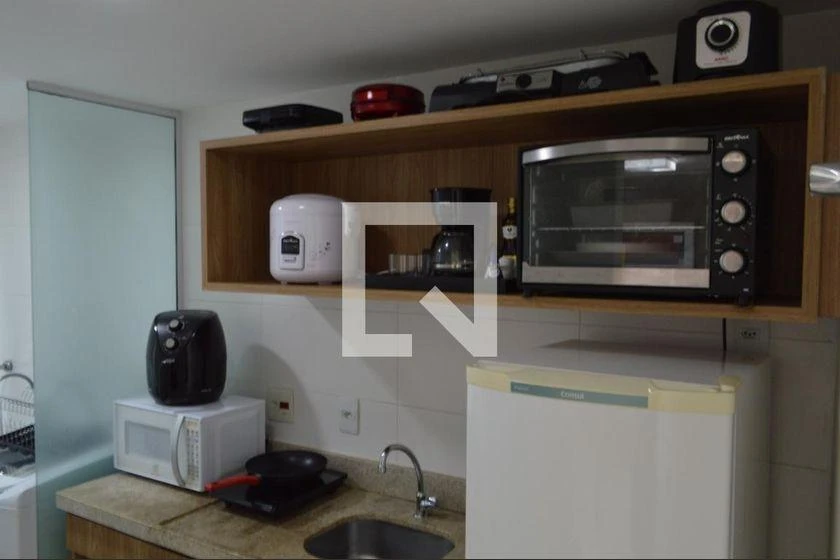 1-bedroom furnished apartment with glass shower cabin — photo 37