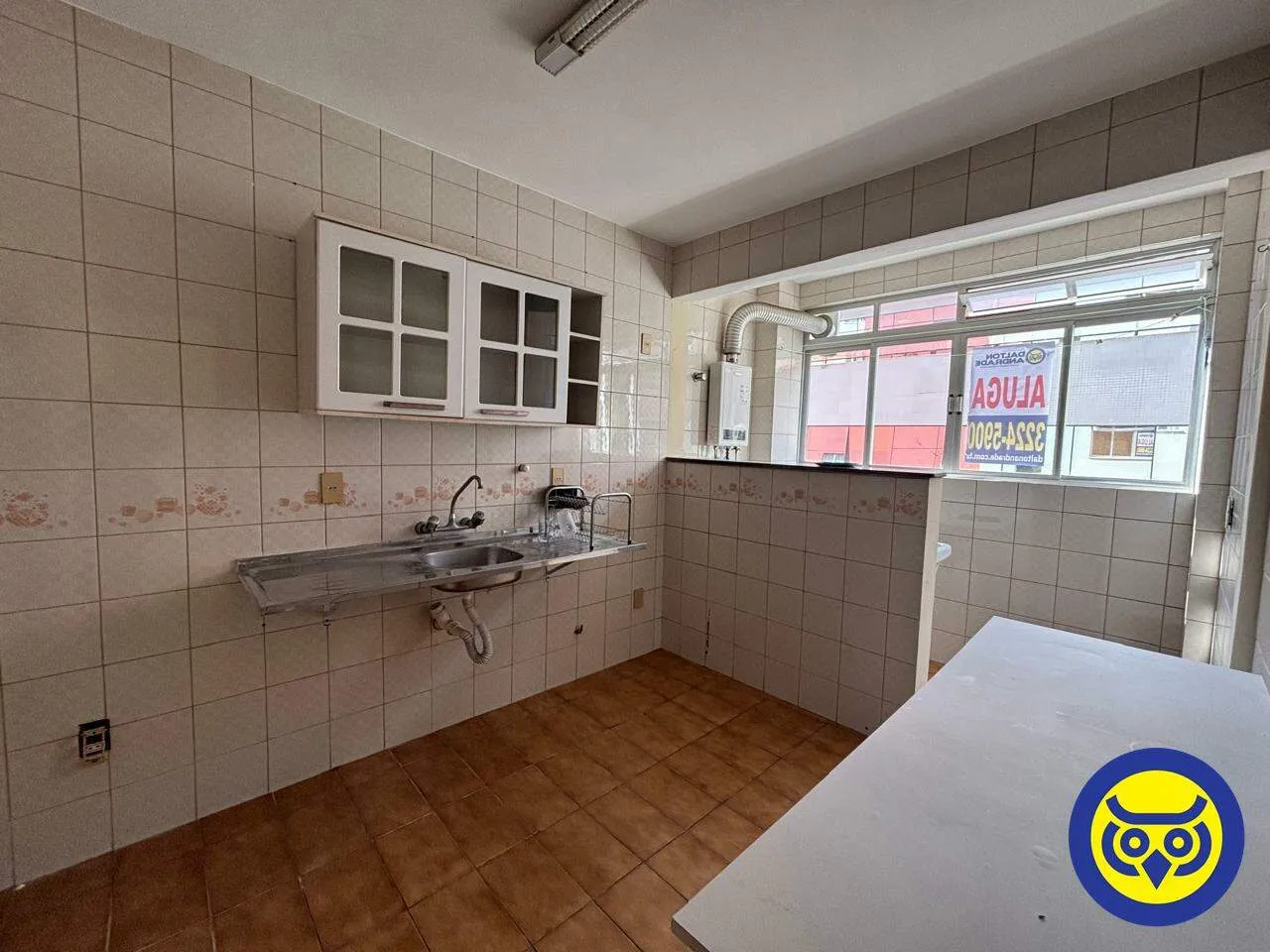 9th-floor rental apartment with 2 bedrooms and 1 bath